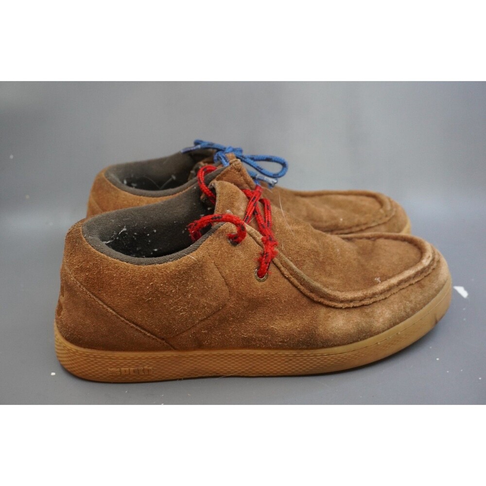 iPath Cats Mens 11.5 Y2K Suede Skate Shoes Brown Moc Toe Gum Sole Retro Rare